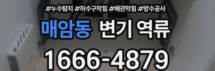 매암동 변기 역류