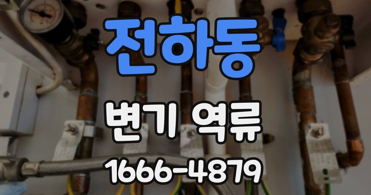 전하동 변기 역류