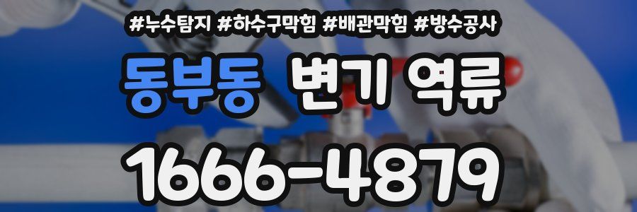 동부동 변기 역류