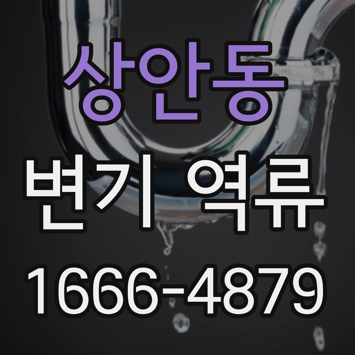 상안동 변기 역류