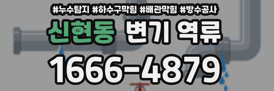 신현동 변기 역류