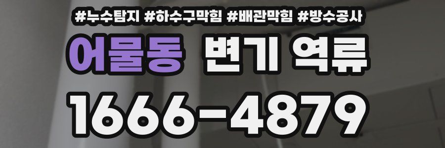 어물동 변기 역류