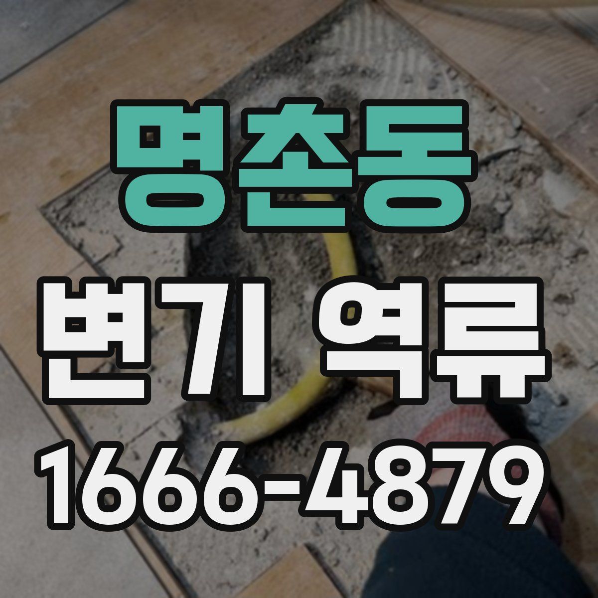 명촌동 변기 역류