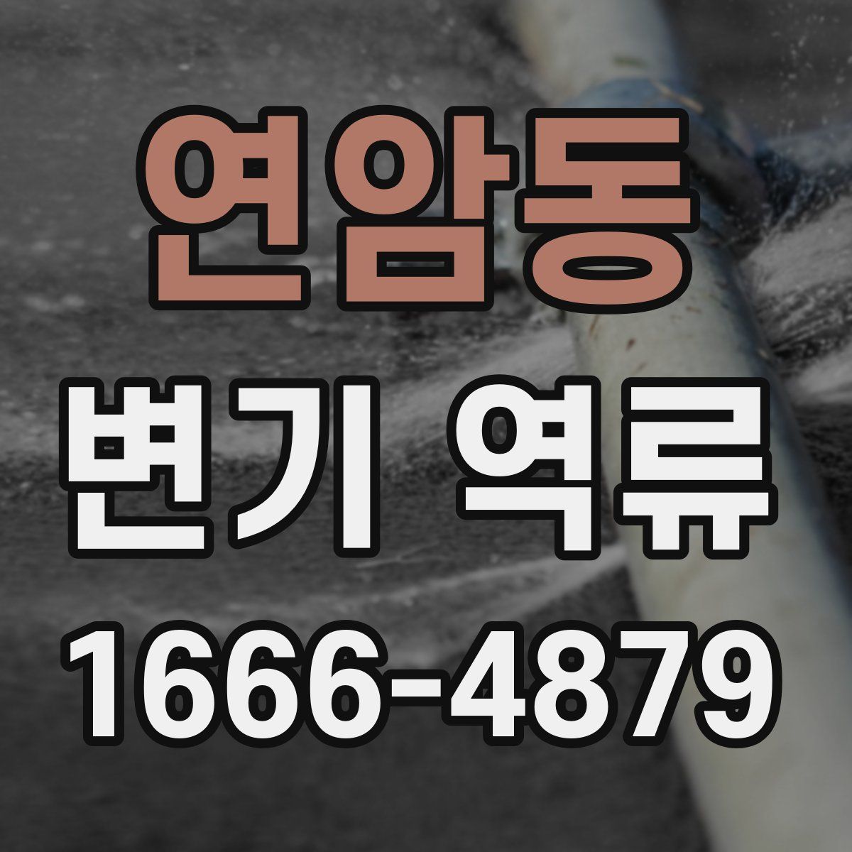 연암동 변기 역류