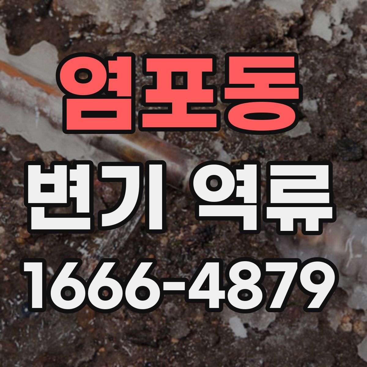 염포동 변기 역류