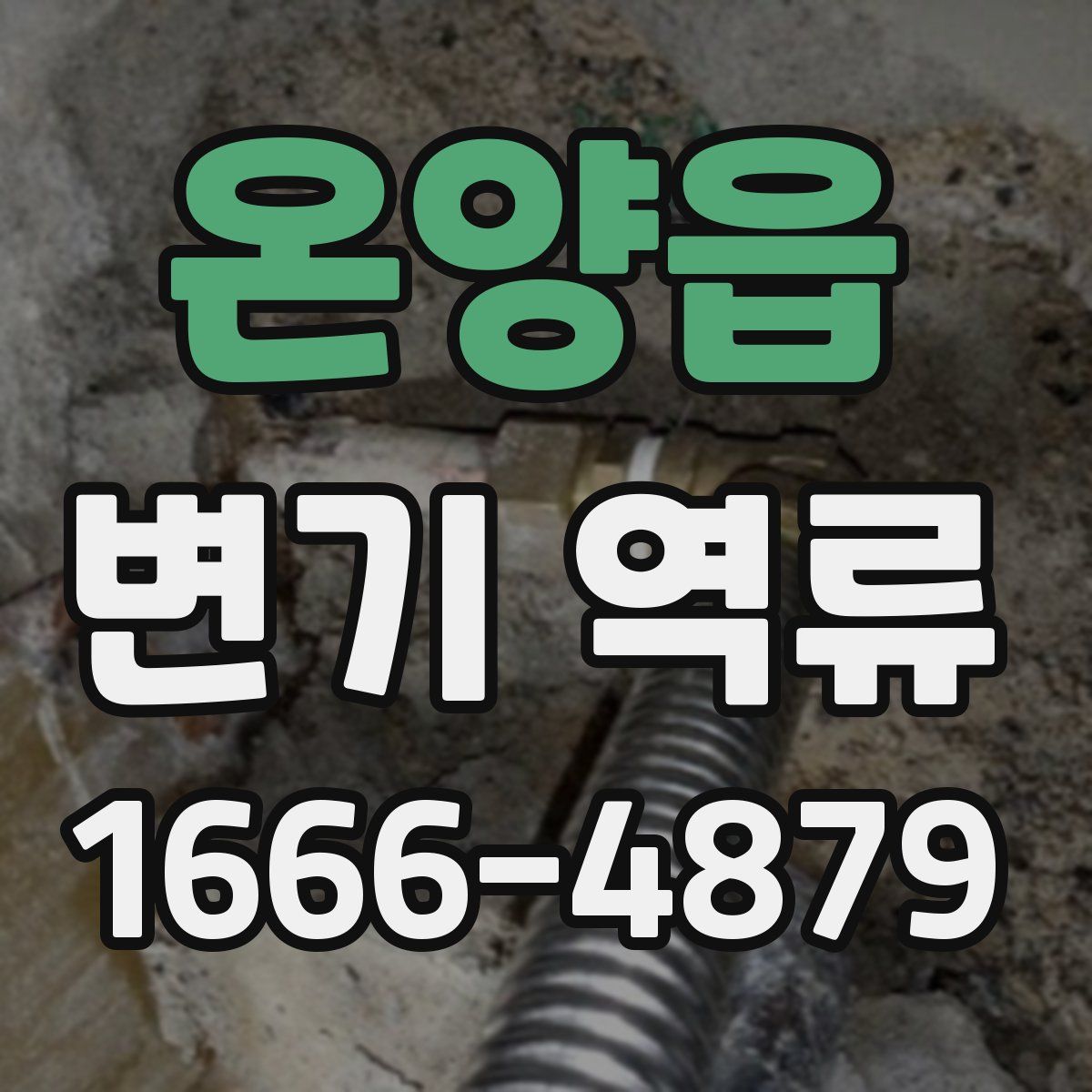 온양읍 변기 역류