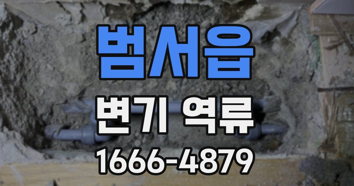 범서읍 변기 역류