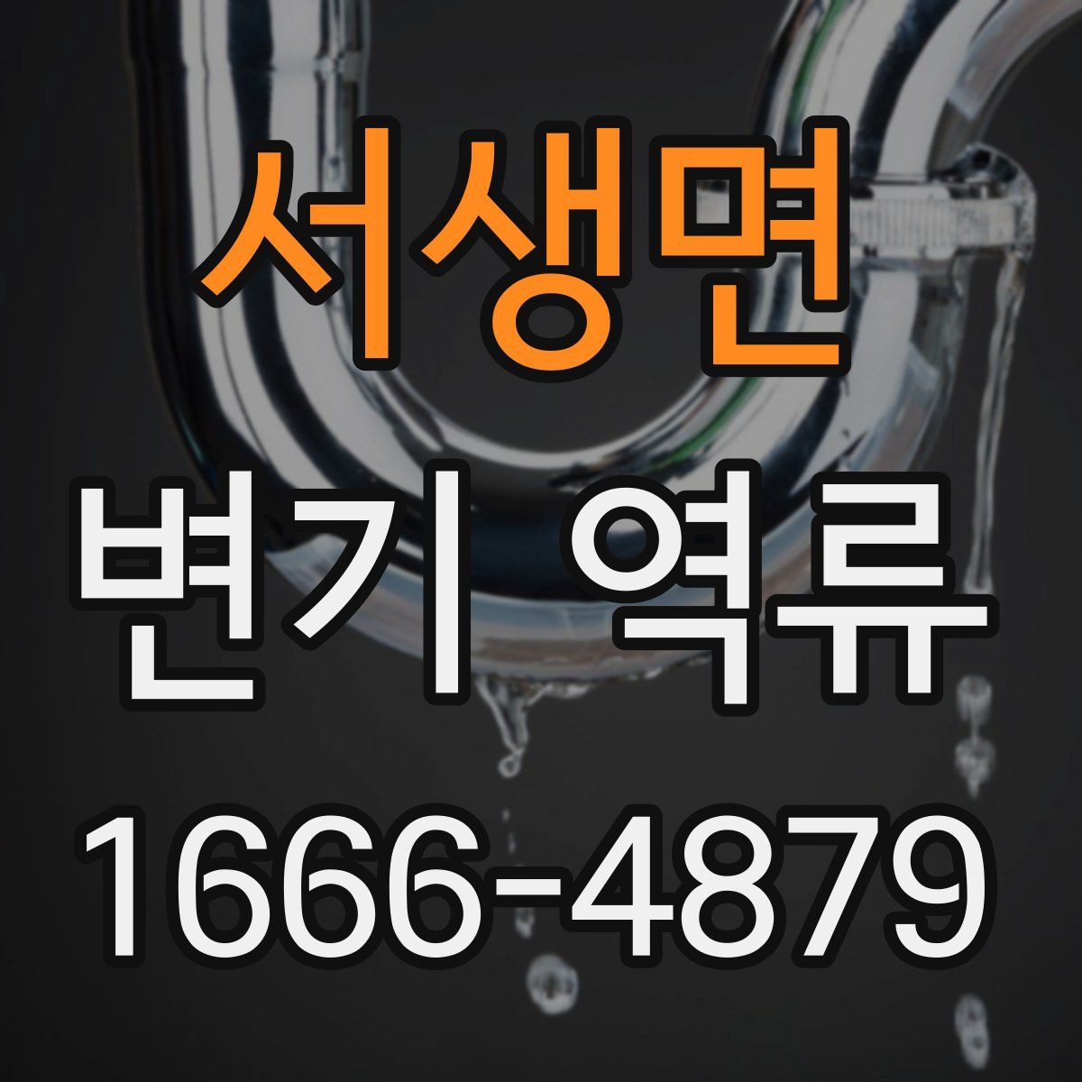 서생면 변기 역류