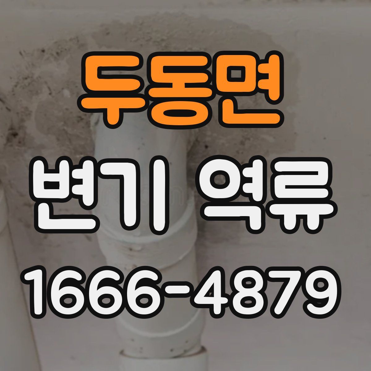 두동면 변기 역류