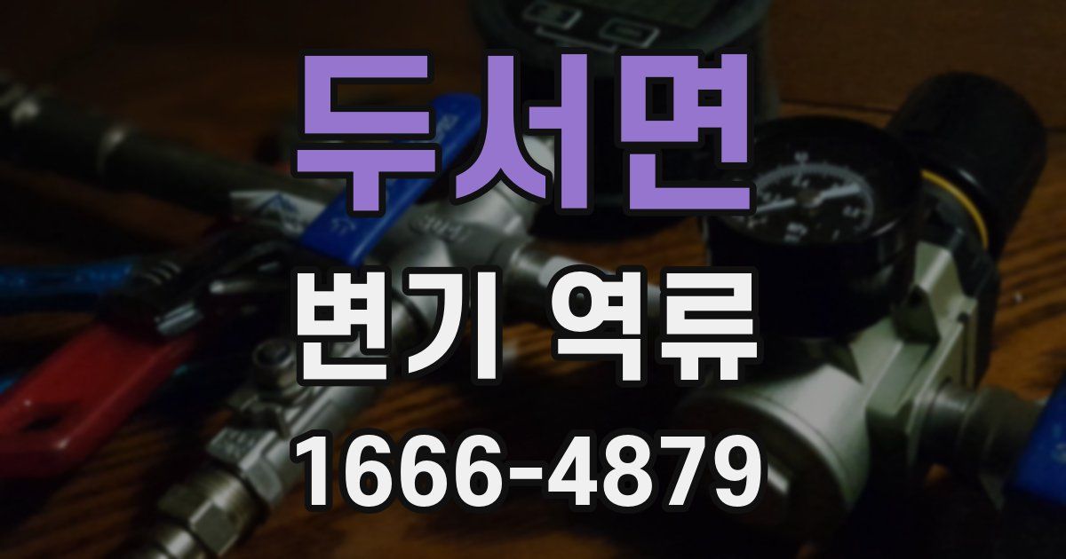 두서면 변기 역류