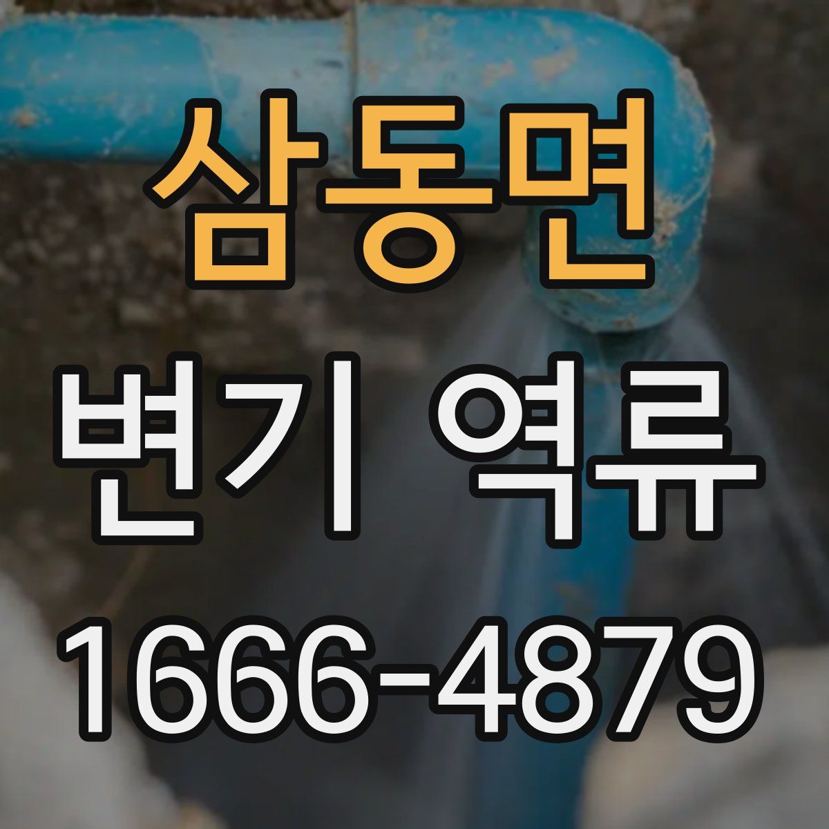삼동면 변기 역류