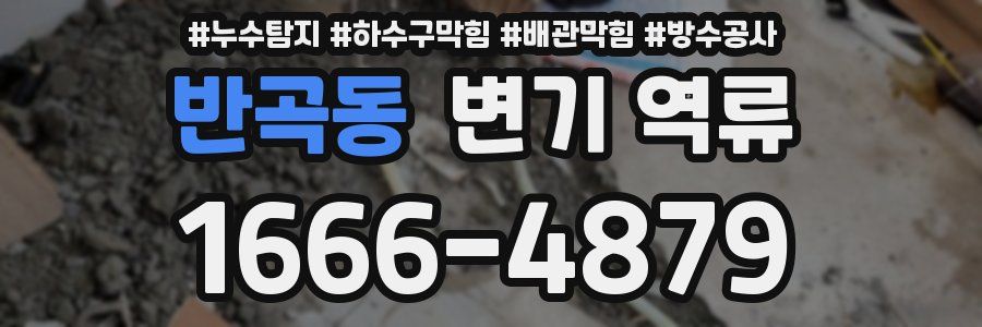 반곡동 변기 역류
