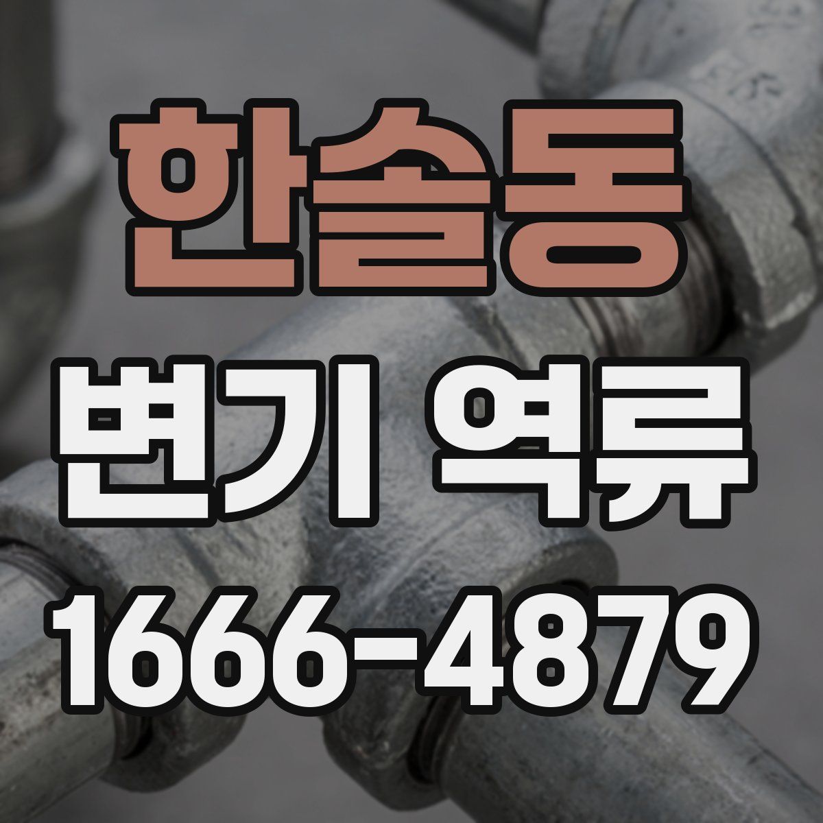 한솔동 변기 역류
