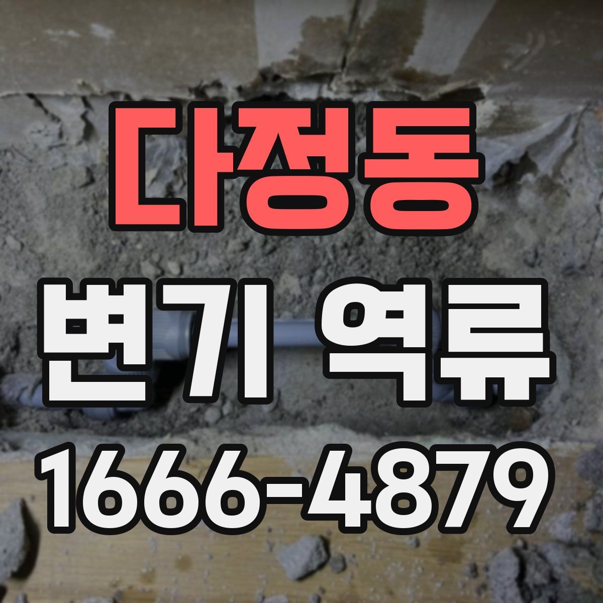 다정동 변기 역류
