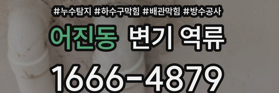 어진동 변기 역류