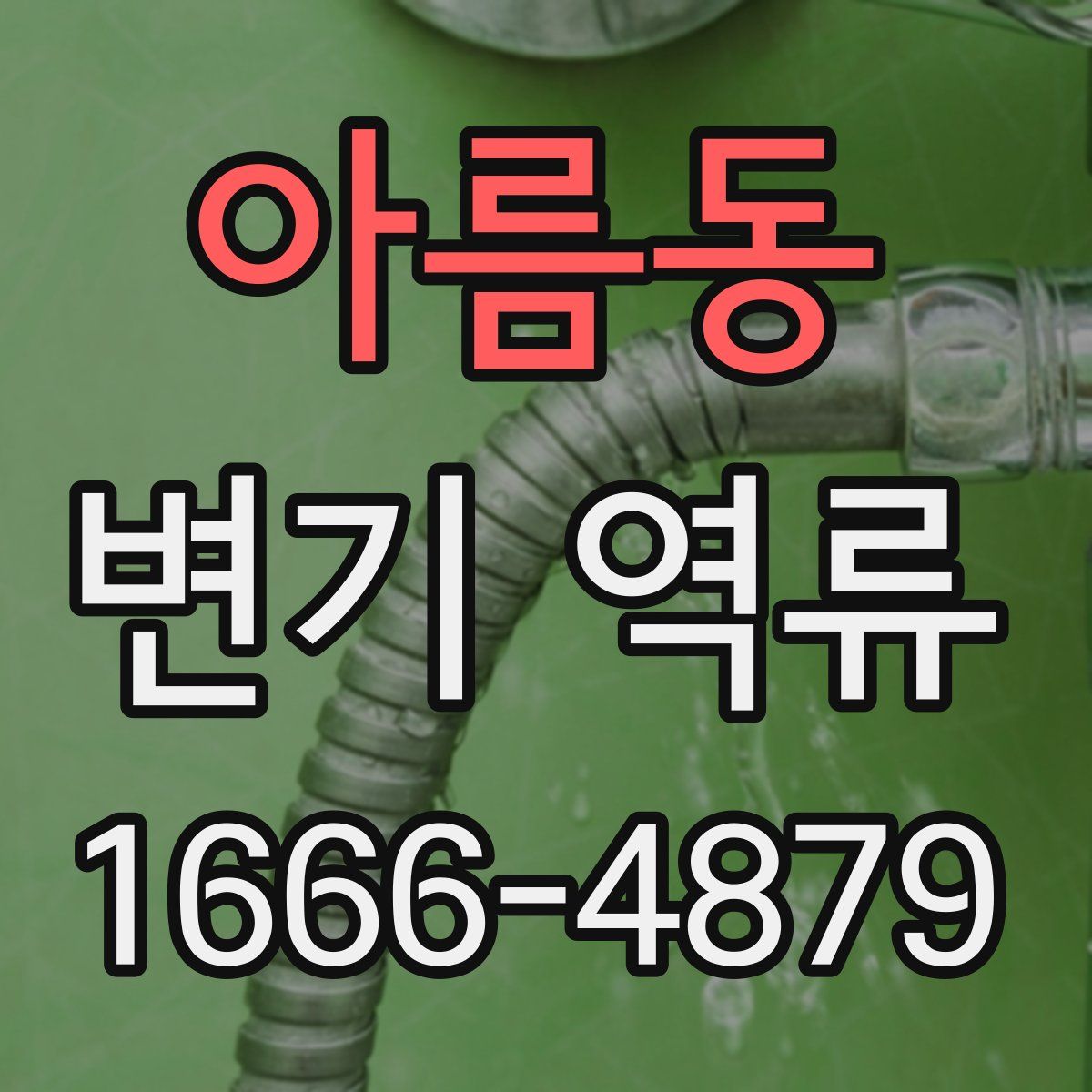 아름동 변기 역류