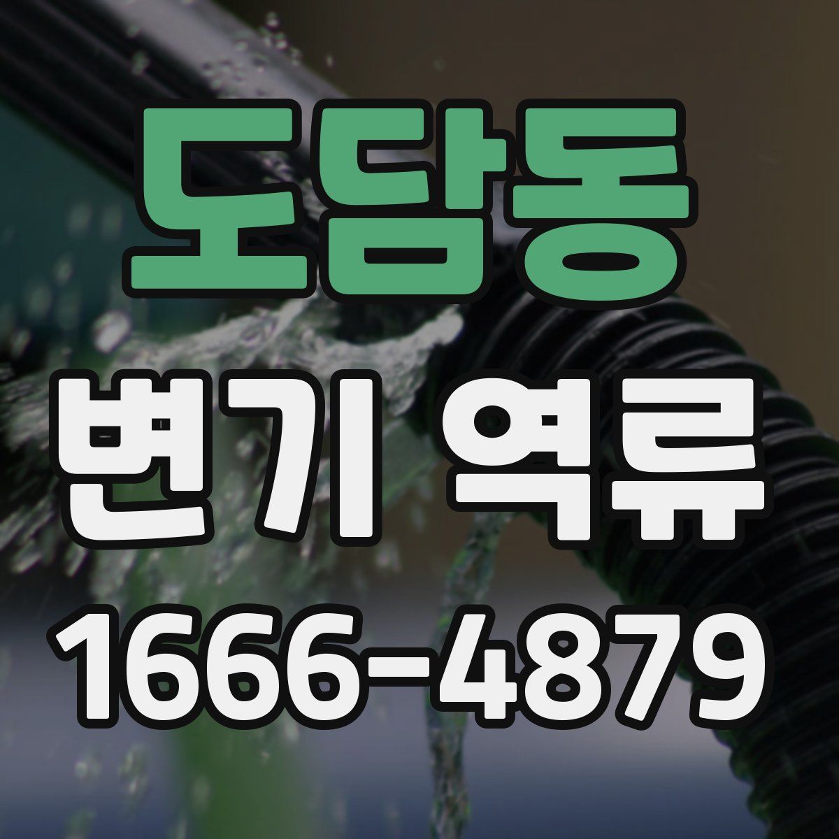 도담동 변기 역류