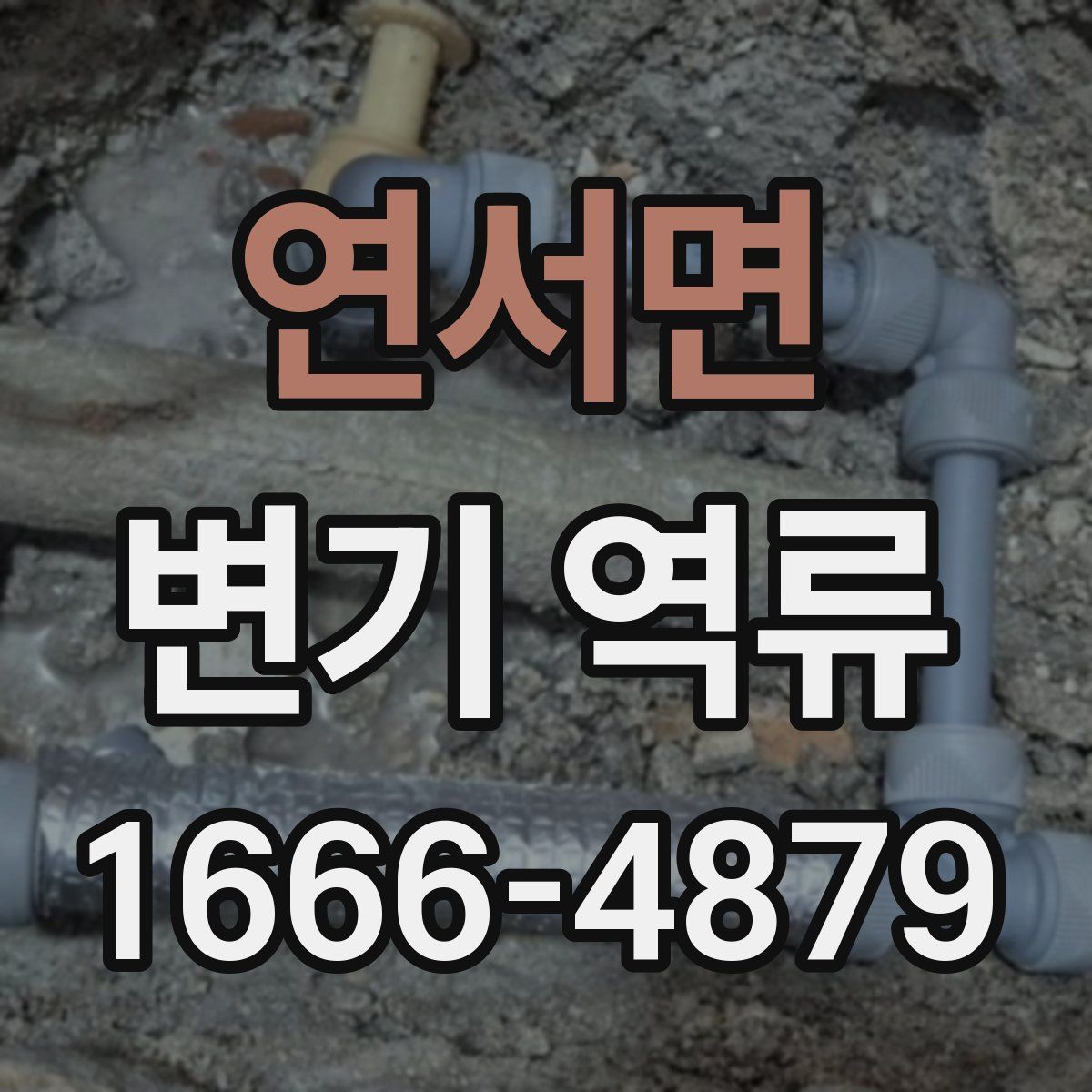 연서면 변기 역류
