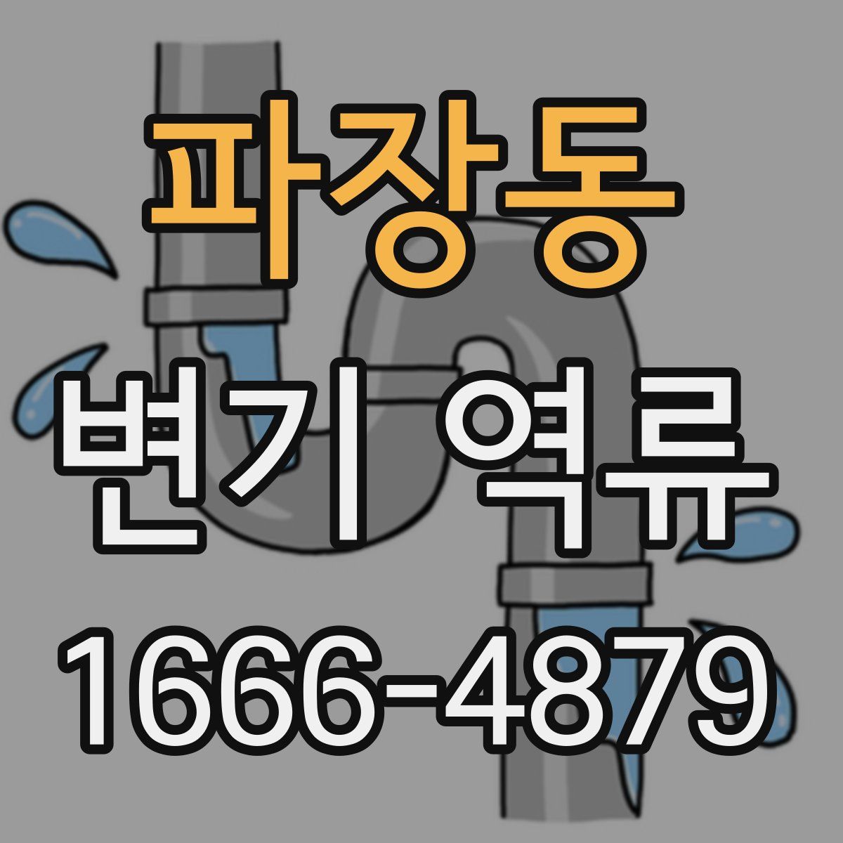 파장동 변기 역류