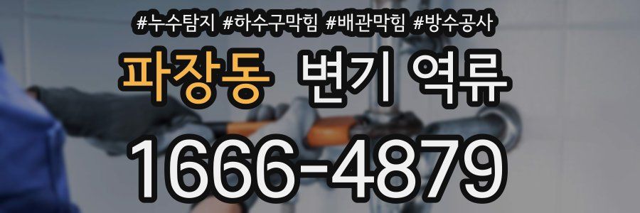 파장동 변기 역류