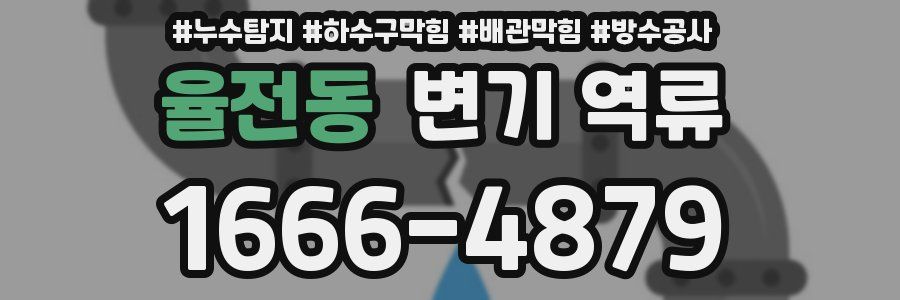 율전동 변기 역류