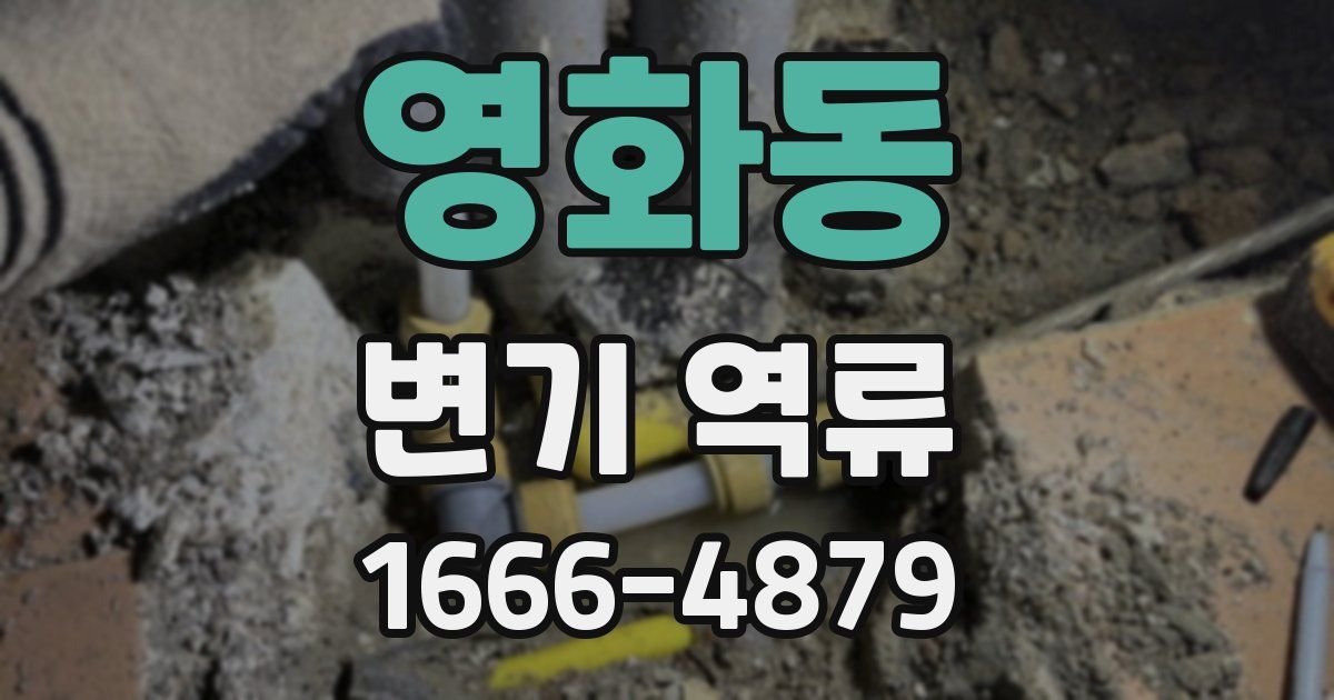 영화동 변기 역류