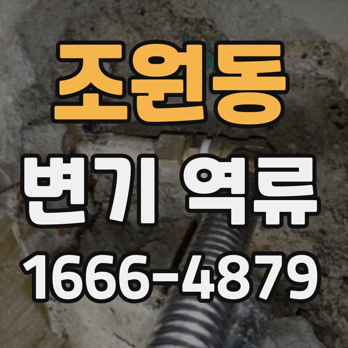 조원동 변기 역류
