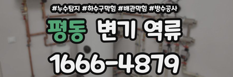 평동 변기 역류