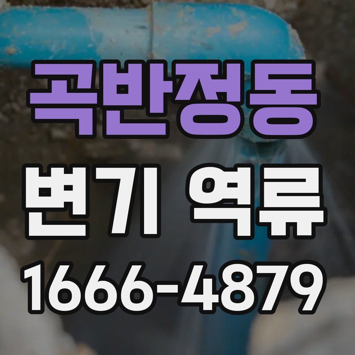 곡반정동 변기 역류