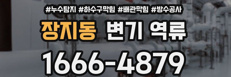 장지동 변기 역류