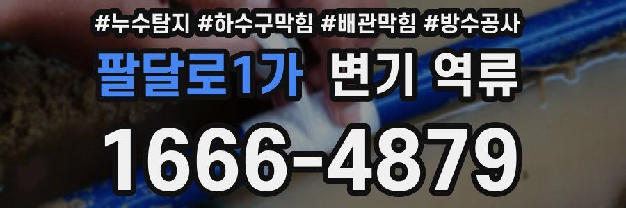 팔달로1가 변기 역류