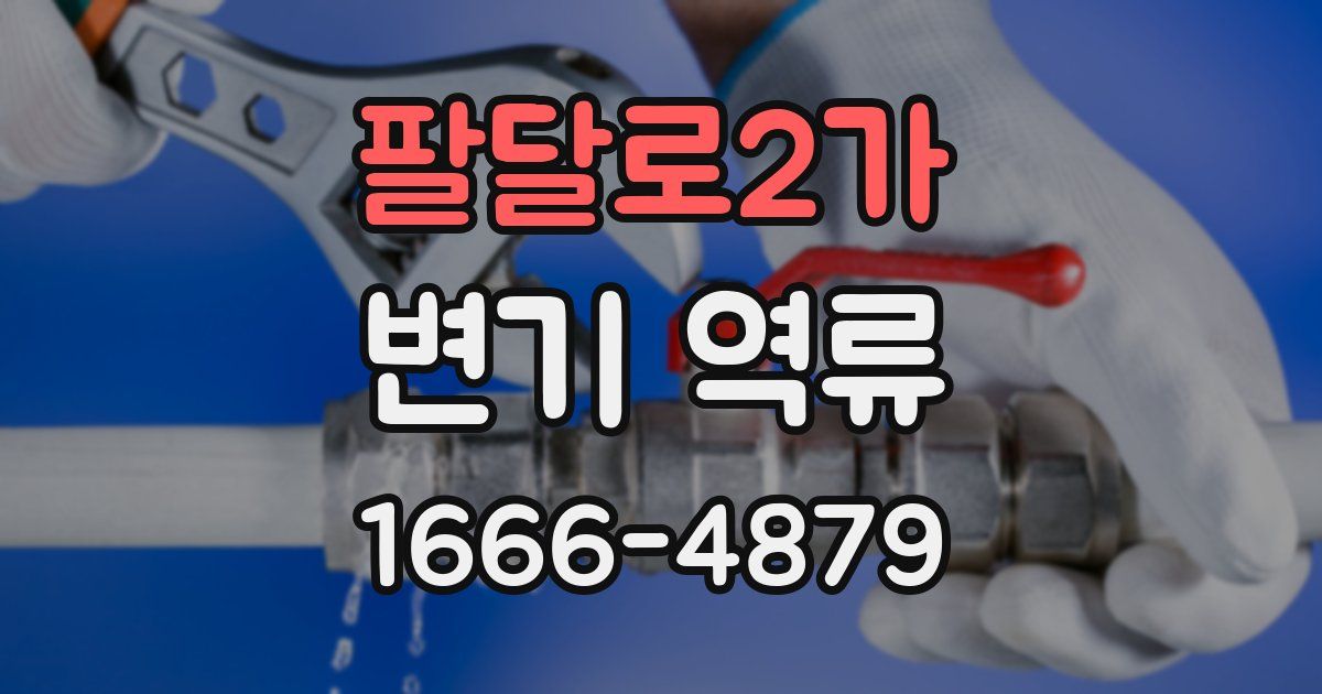 팔달로2가 변기 역류