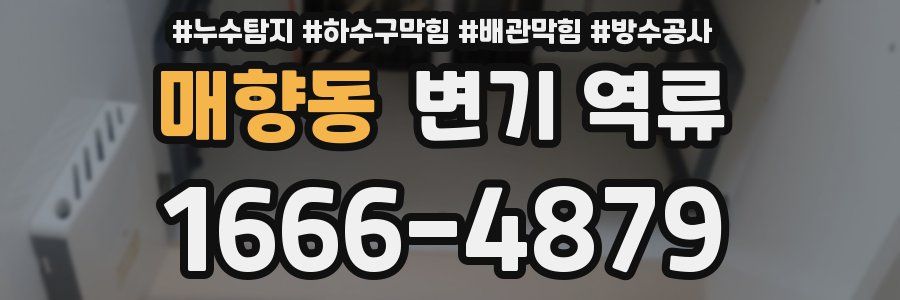 매향동 변기 역류