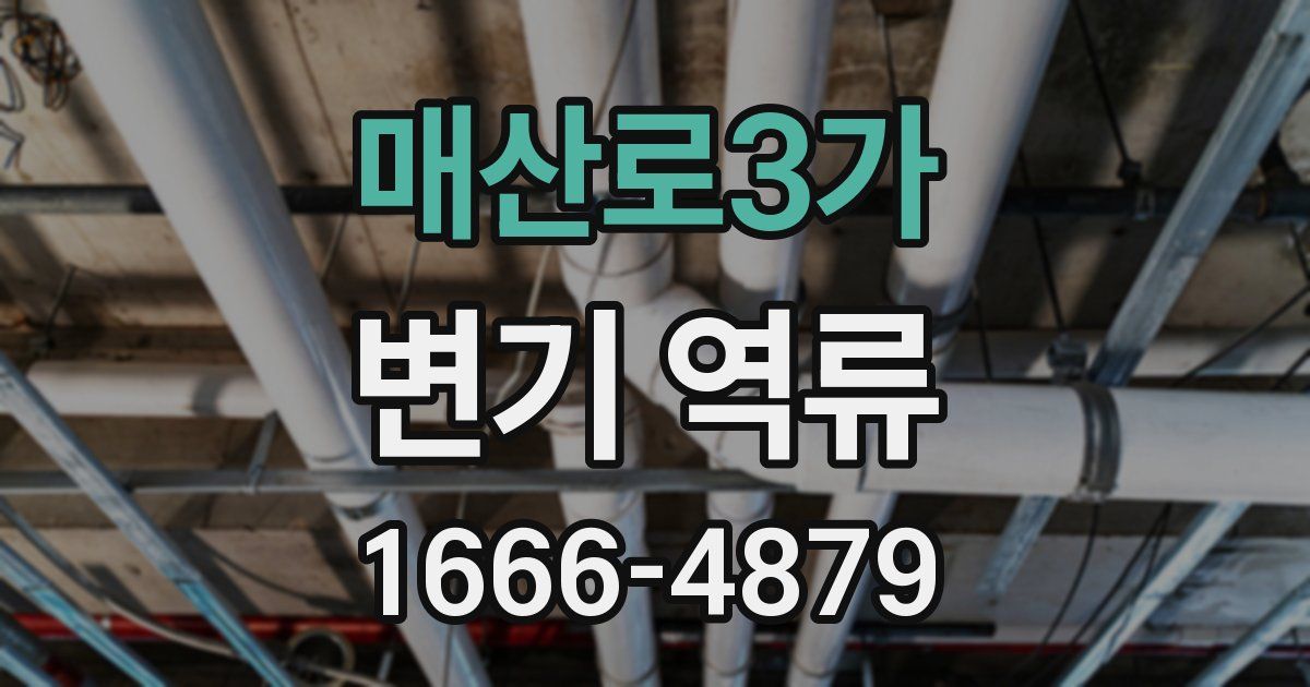 매산로3가 변기 역류