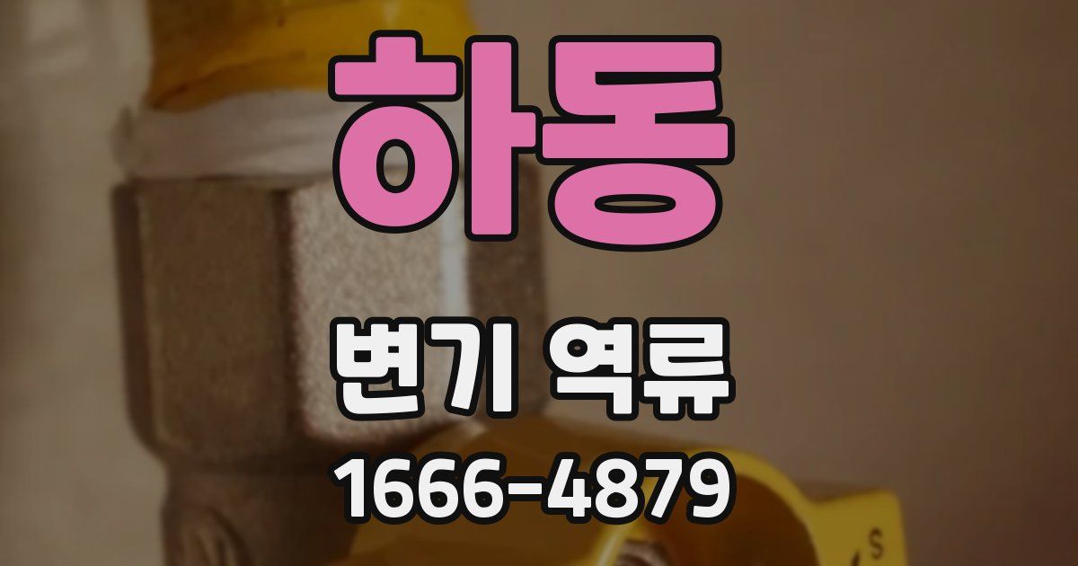 하동 변기 역류