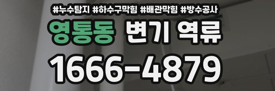 영통동 변기 역류