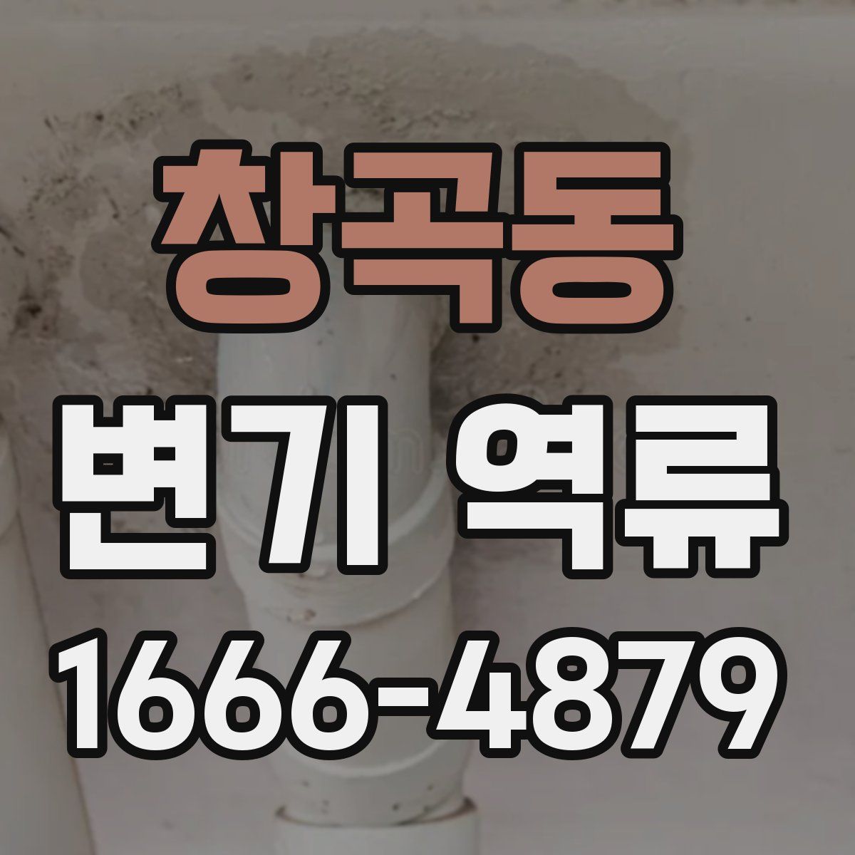 창곡동 변기 역류