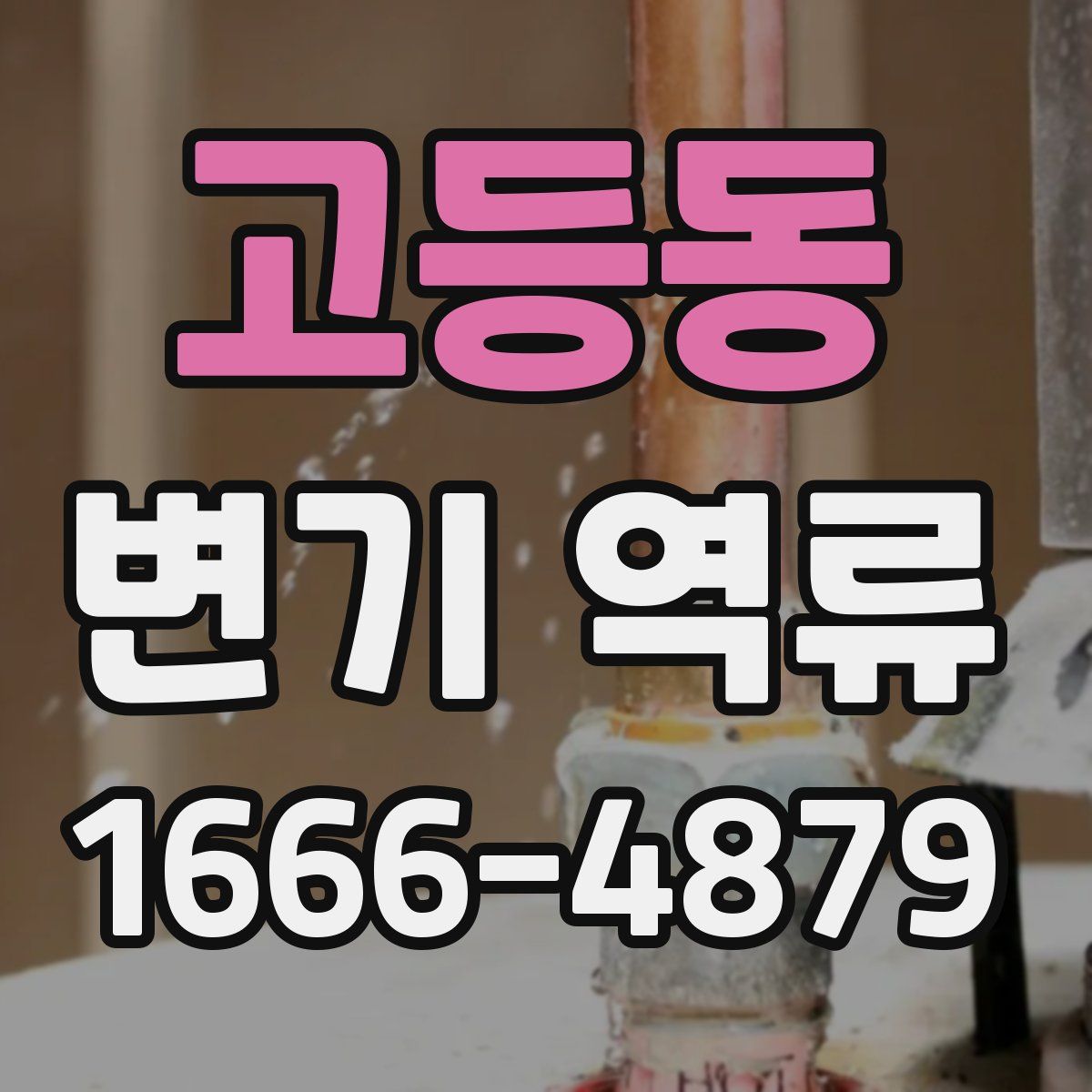고등동 변기 역류