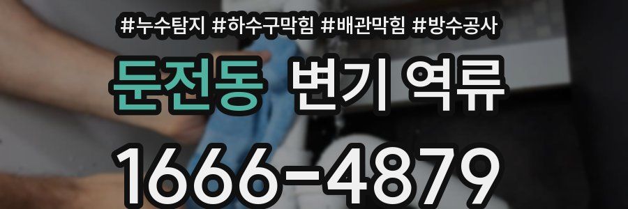 둔전동 변기 역류