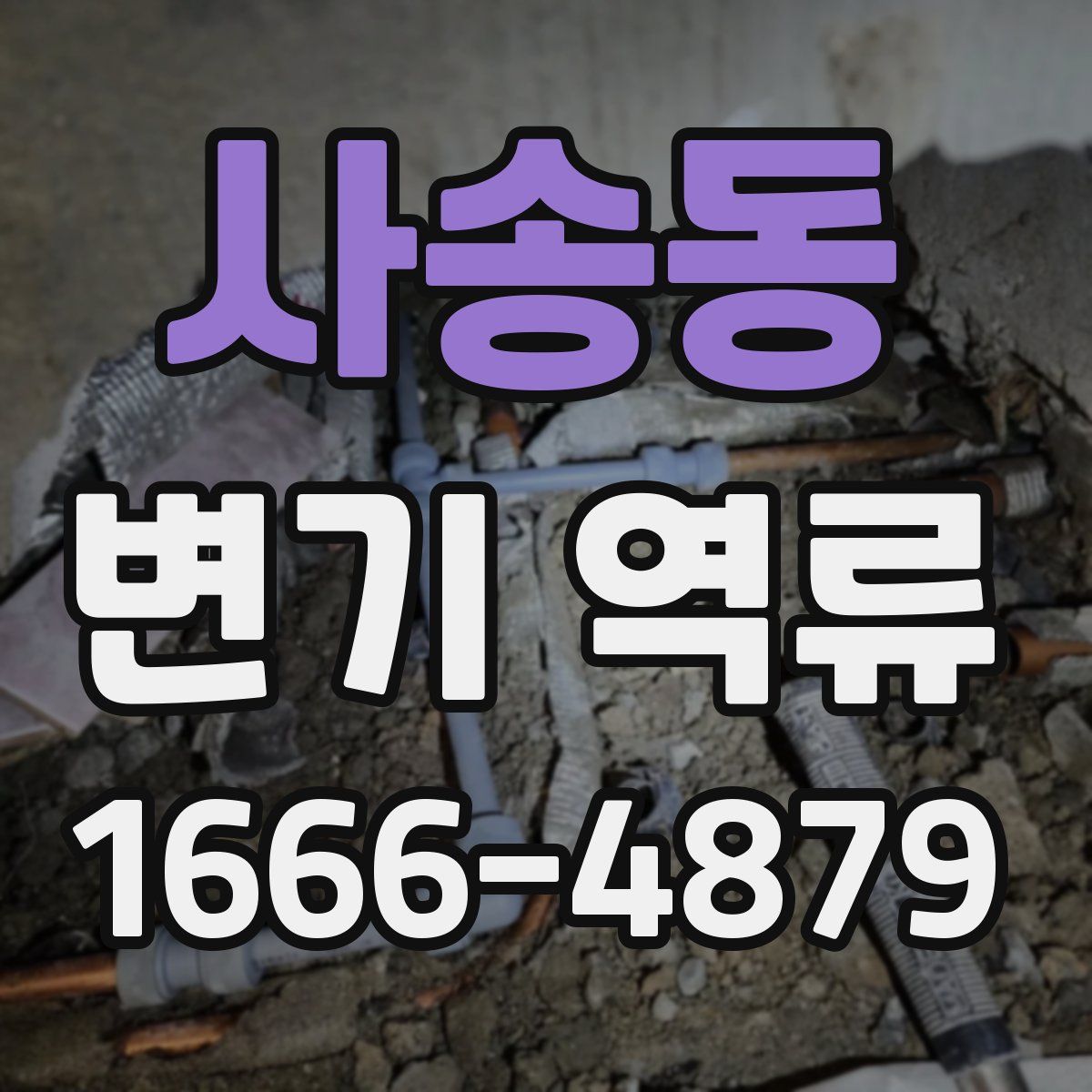 사송동 변기 역류