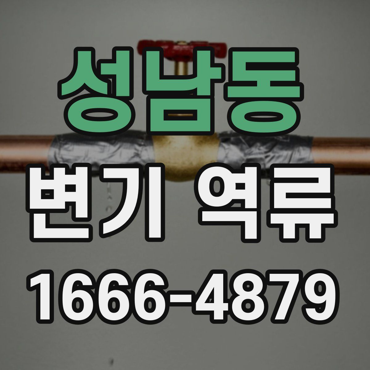 성남동 변기 역류