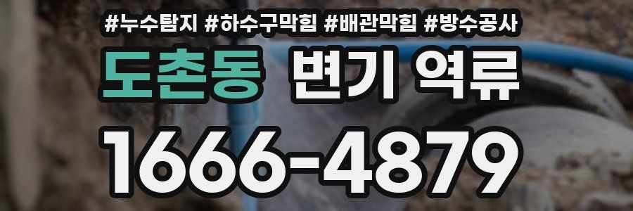 도촌동 변기 역류