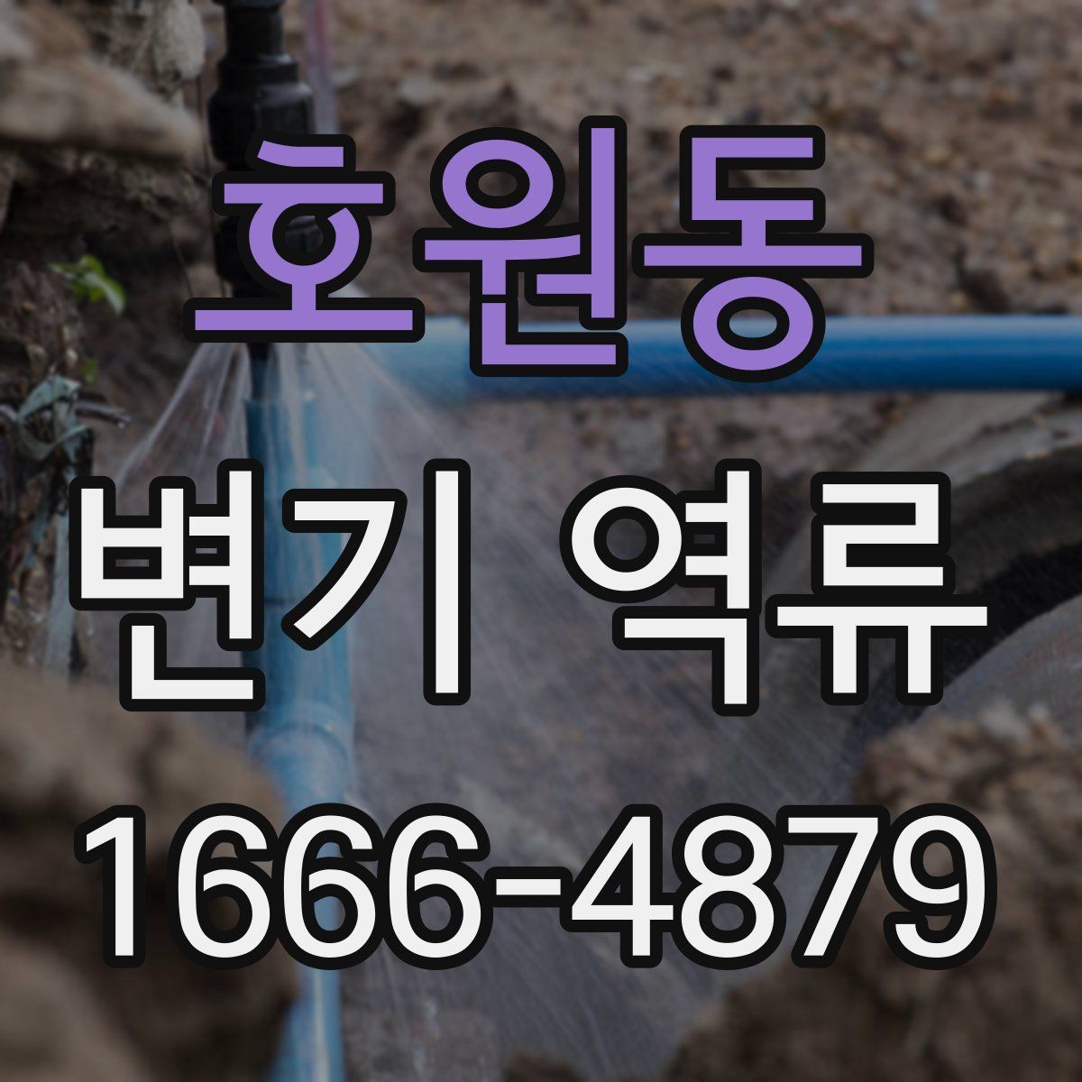 호원동 변기 역류