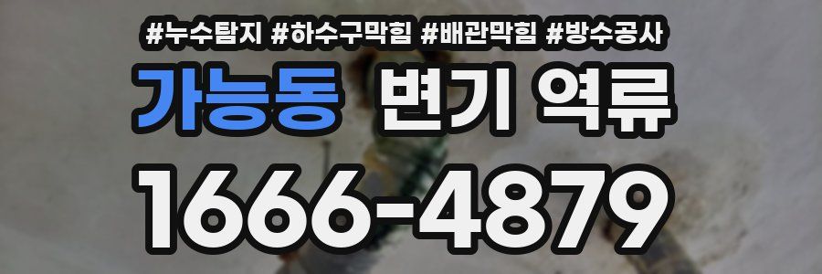 가능동 변기 역류