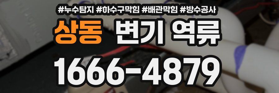 상동 변기 역류