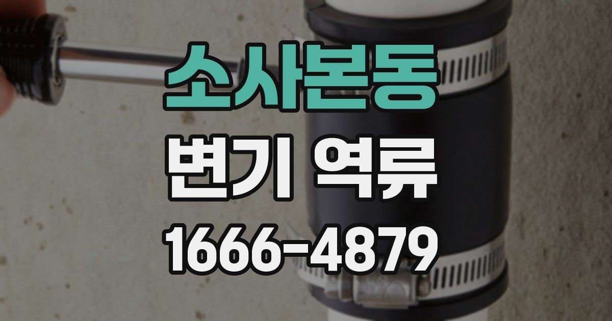 소사본동 변기 역류
