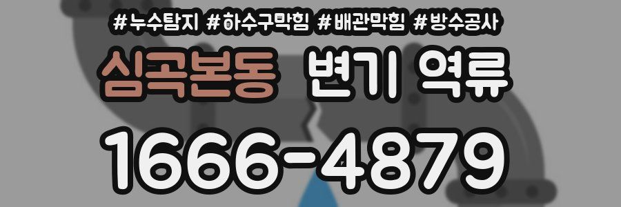 심곡본동 변기 역류