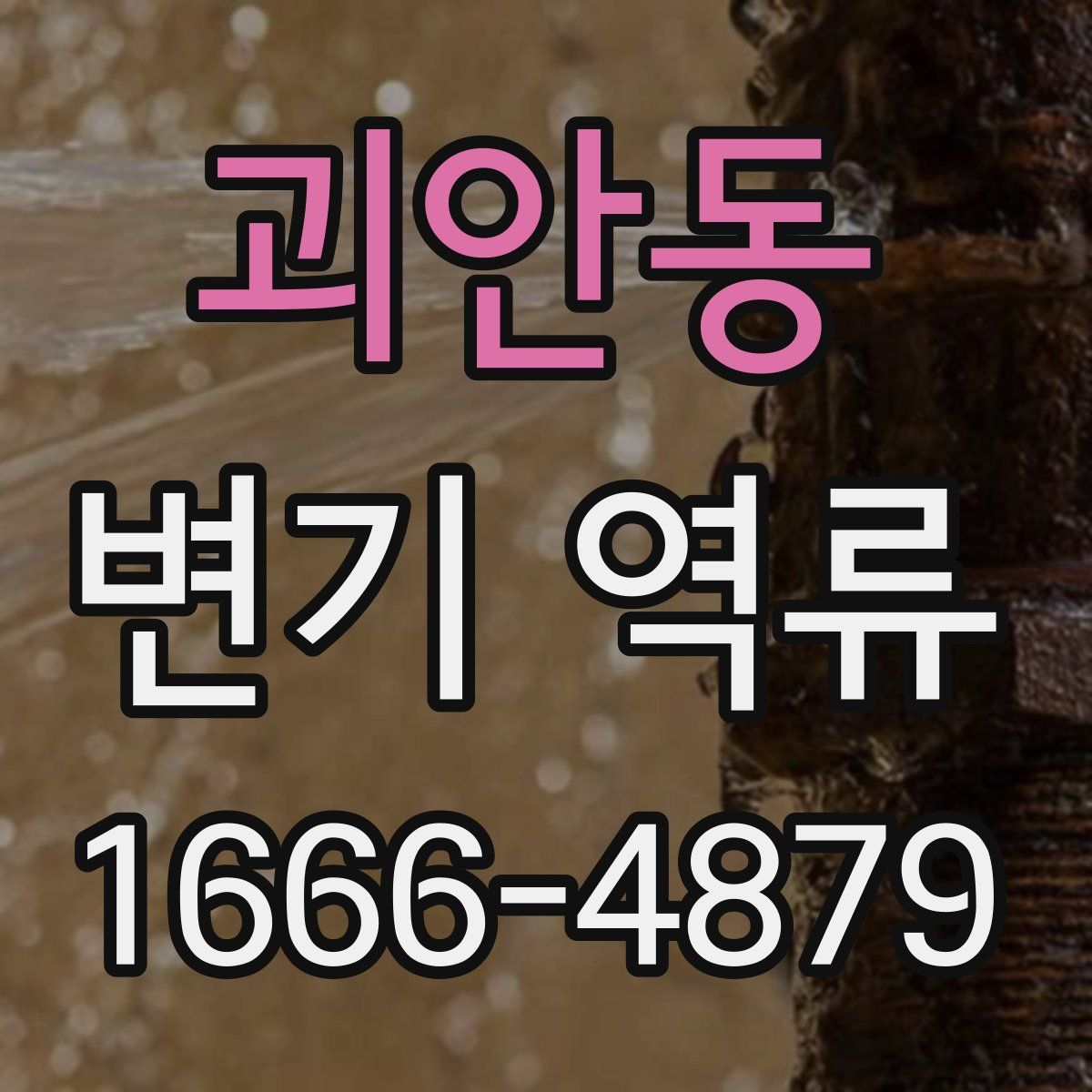 괴안동 변기 역류