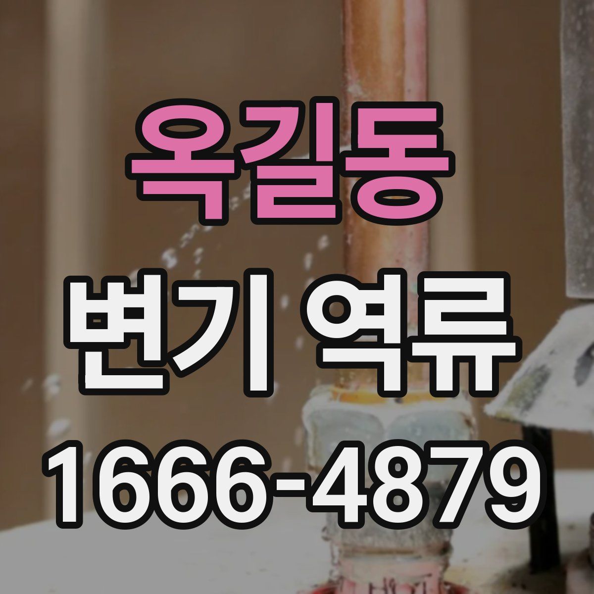 옥길동 변기 역류