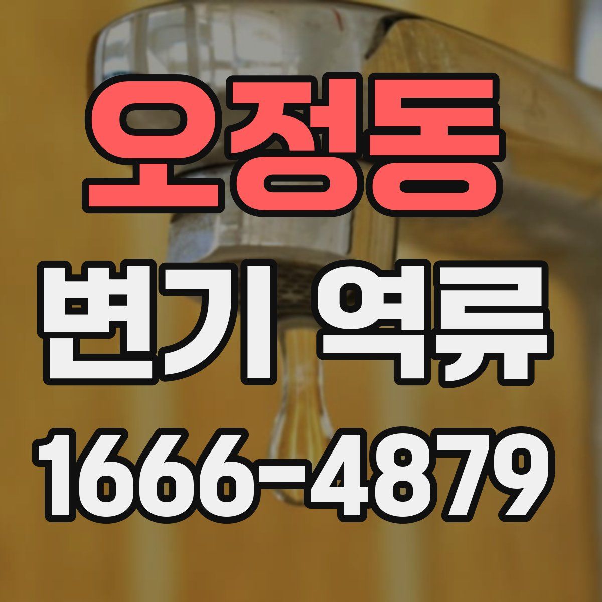 오정동 변기 역류